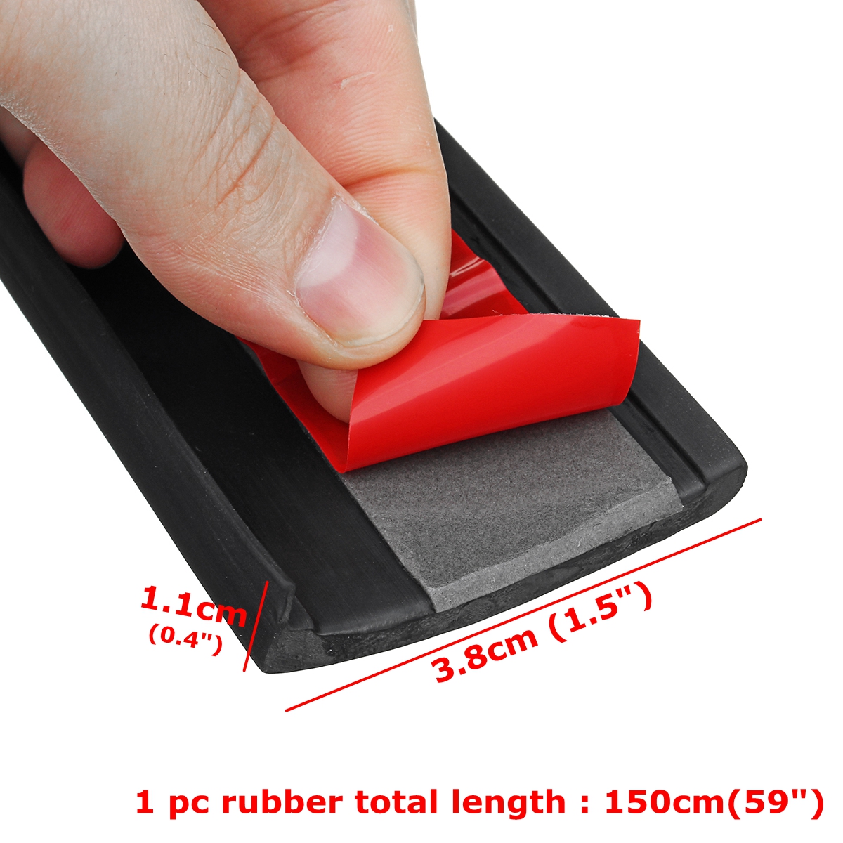 2Psc-Rubber-Ring-Car-Universal-Mudguard-Trim-Wheel-Arch-Protection-Moldings-1388510