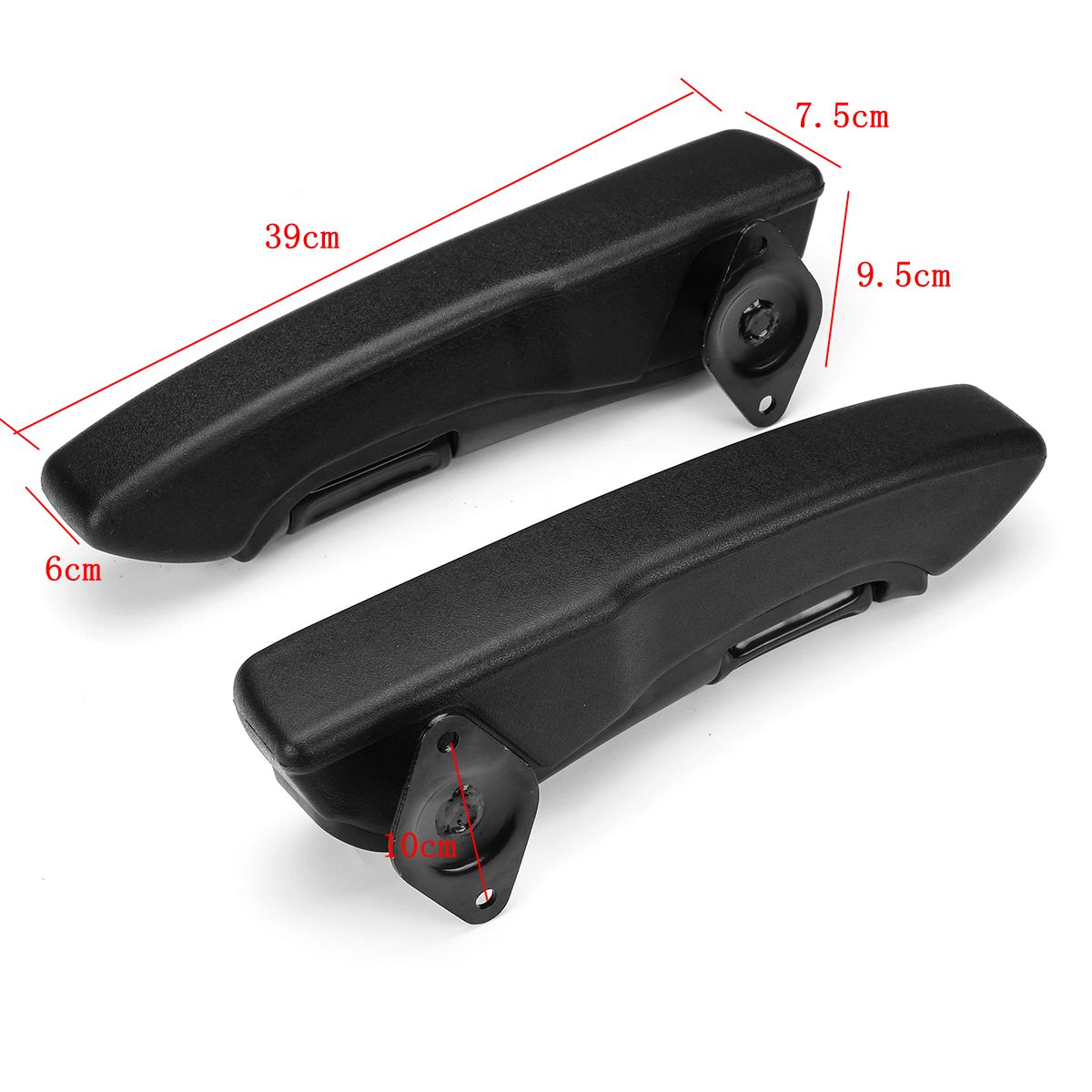 2x-Universal-Car-Truck-Adjustable-Armrest-Arm-Rest-Support-Centre-Console-PU-1512412