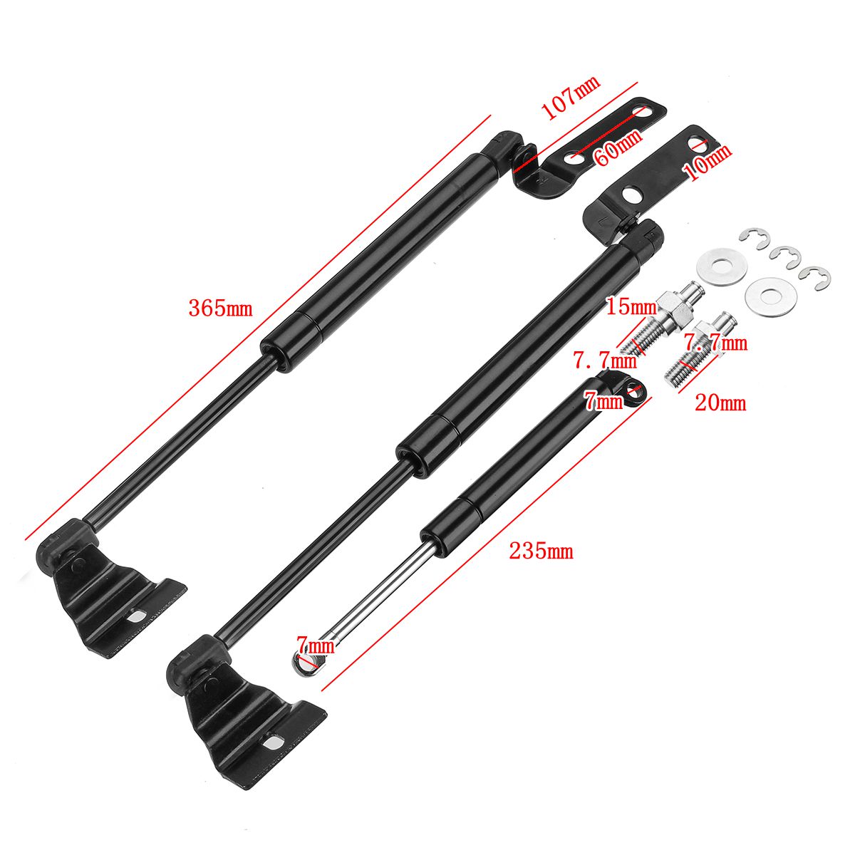 3PCS-Front-BonnetTail-Gate-Gas-Lift-Support-Strut-Bar-For-Toyota-Hilux-Vigo-SR5-2005-2014-1542234