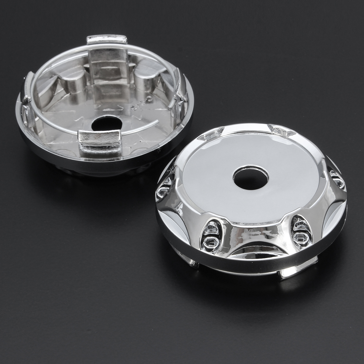 4PC-64mm-ABS-Silver-Wheel-Center-Hub-Caps-Wheel-Center-Emblem-1148138