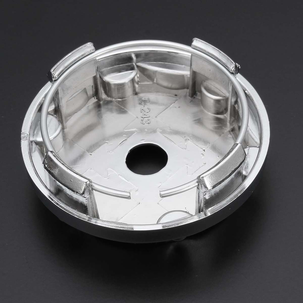 4PC-64mm-ABS-Silver-Wheel-Center-Hub-Caps-Wheel-Center-Emblem-1148138