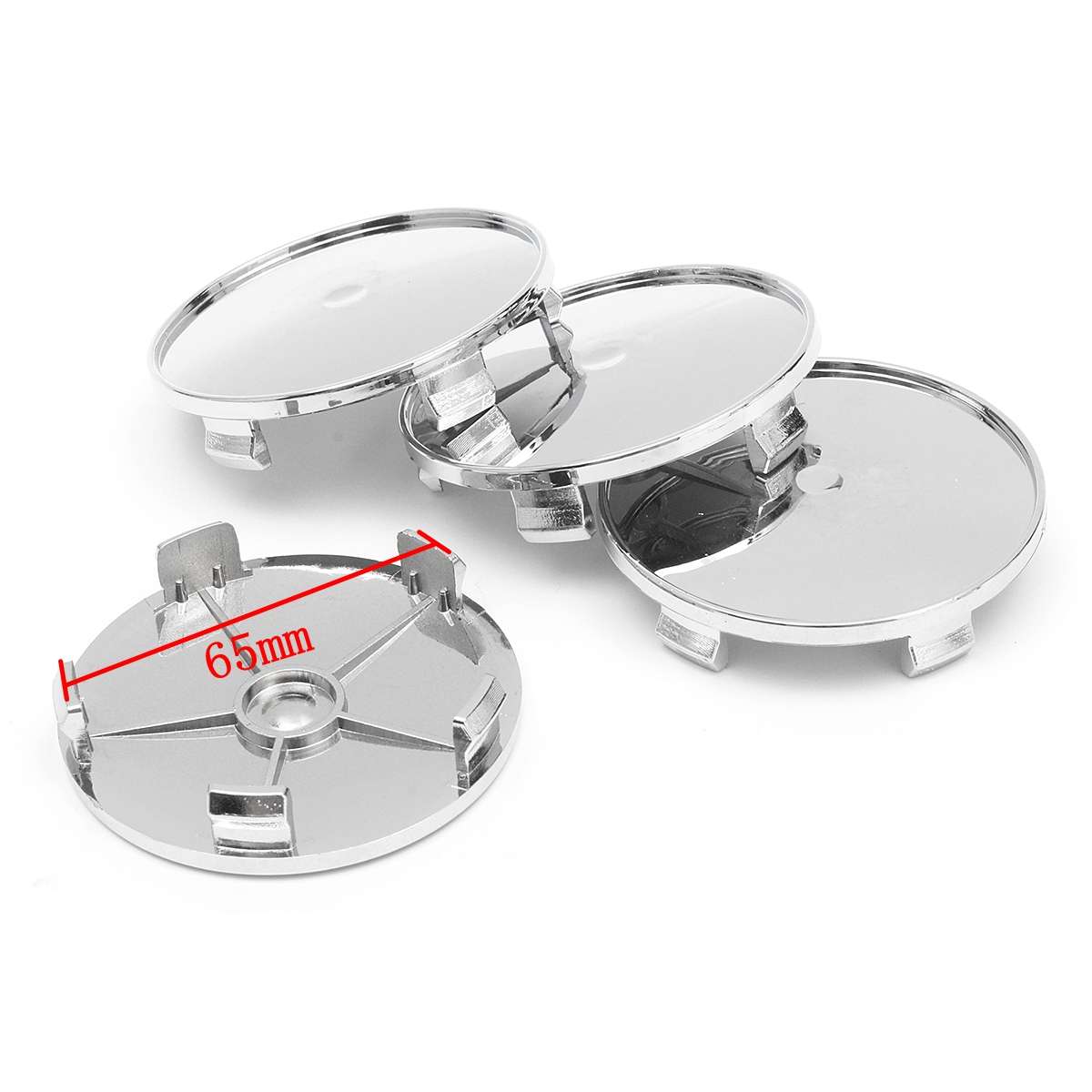 4Pcs-69mm-Silver-ABS-Car-Auto-Wheel-Center-Hub-Cap-1359003