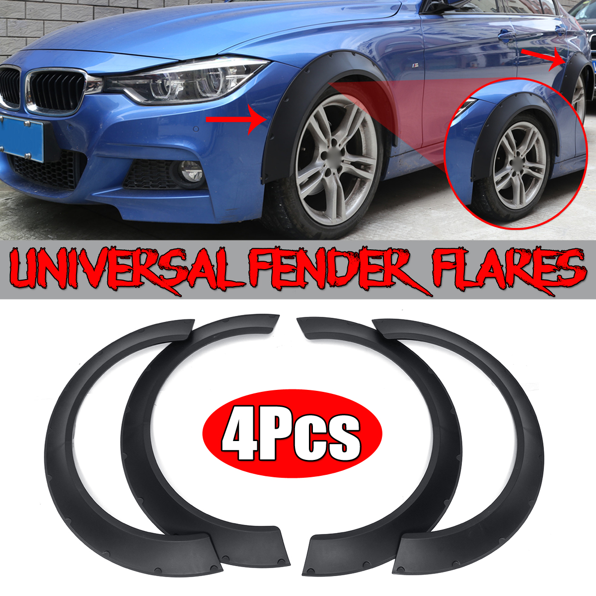 4Pcs-840mm-Flexible-Car-Wheel-Fender-Flares-Arches-For-BMW-E90-E91-E92-F10-F30-1544908
