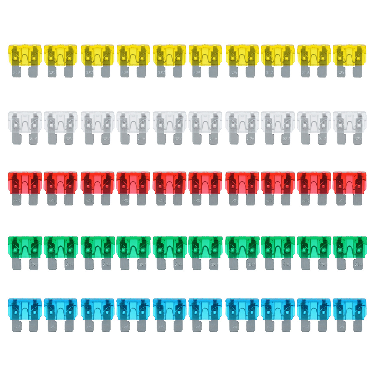 50-Pcs-10A-To-30A-Large-Size-Auto-Insurance-Tablets-Fuse-Kit-Car-Insurance-Tablets-Blade-1131781