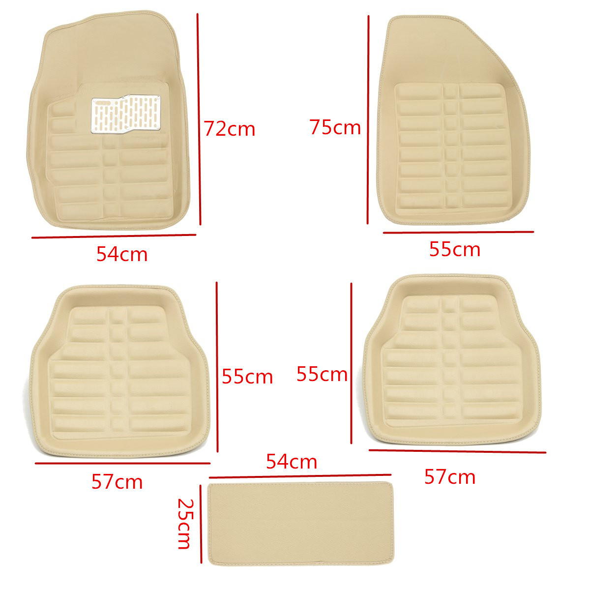 5Pcs-Waterproof-Car-Floor-Mat-Front--Rear-Carpet-Universal-Auto-Mat-All-Weather-1356980