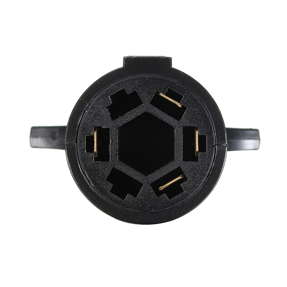 7-Way-Round-To-4-Pin-Flat-Trailer-Light-Adapter-Plug-Connector-RV-Boat-1117446