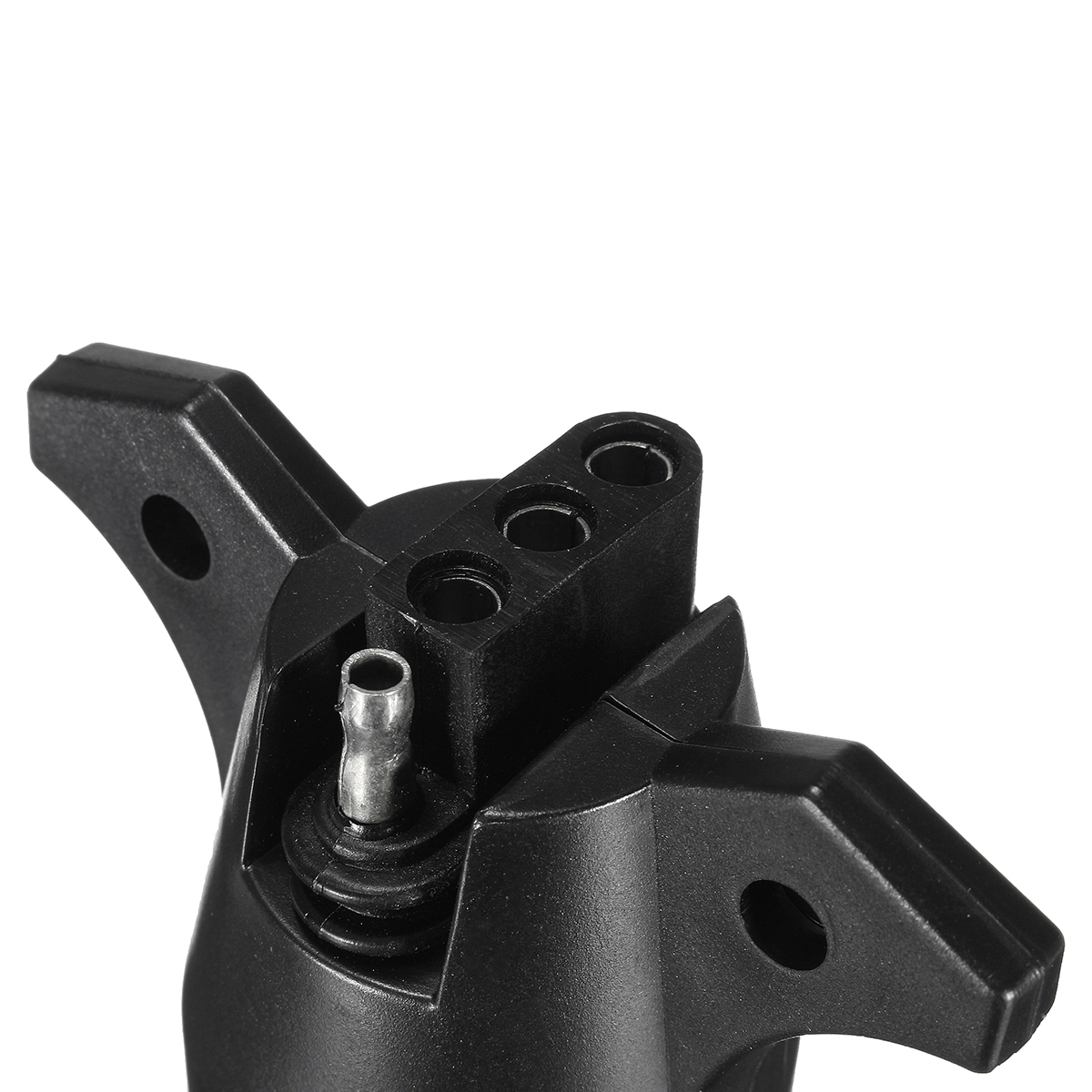 7-Way-Round-To-4-Pin-Flat-Trailer-Light-Adapter-Plug-Connector-RV-Boat-1117446