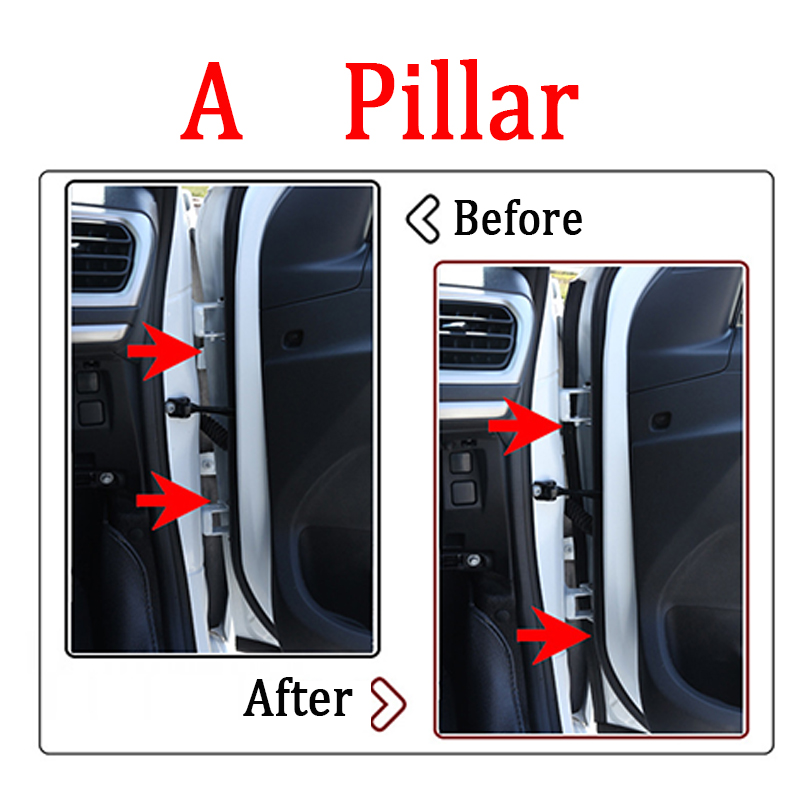 8-Pcs-Car-Door-Dustproof-Sealing-Strip-Noise-Reduction-For-Tesla-MODEL-3SX-1556092