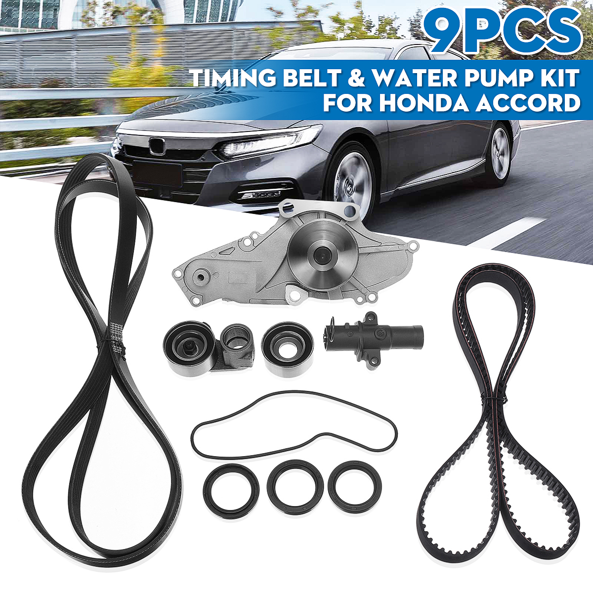 9pcs-Timing-Belt--Water-Pump-Kit-For-Honda-Accord-Odyssey-Acura-MDX-RL-TL-V6-1610444