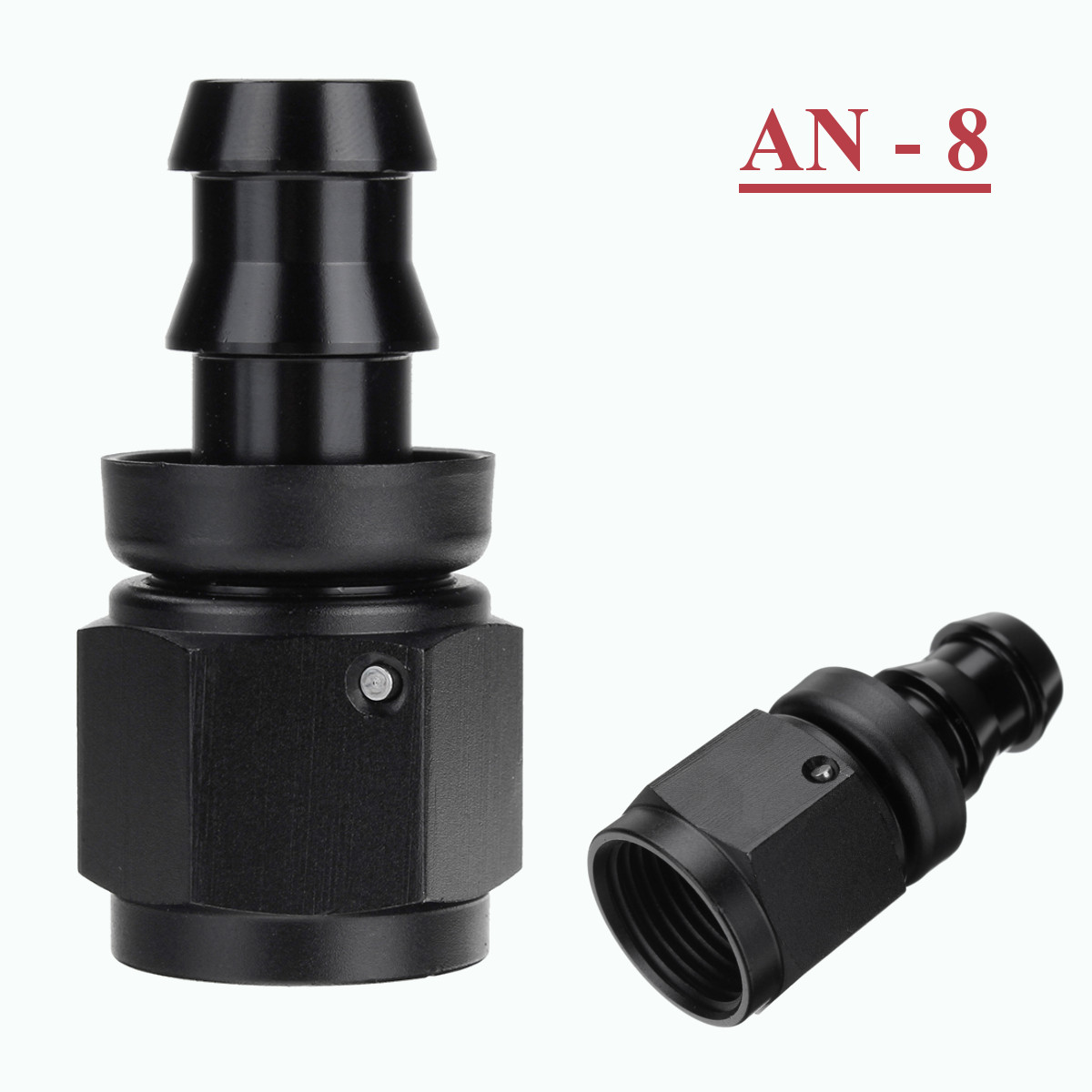AN-8-Straight-Fast-Flow-Push-On-Oil-Fuel-Hose-End-Fitting-Adapter-Black-1234814