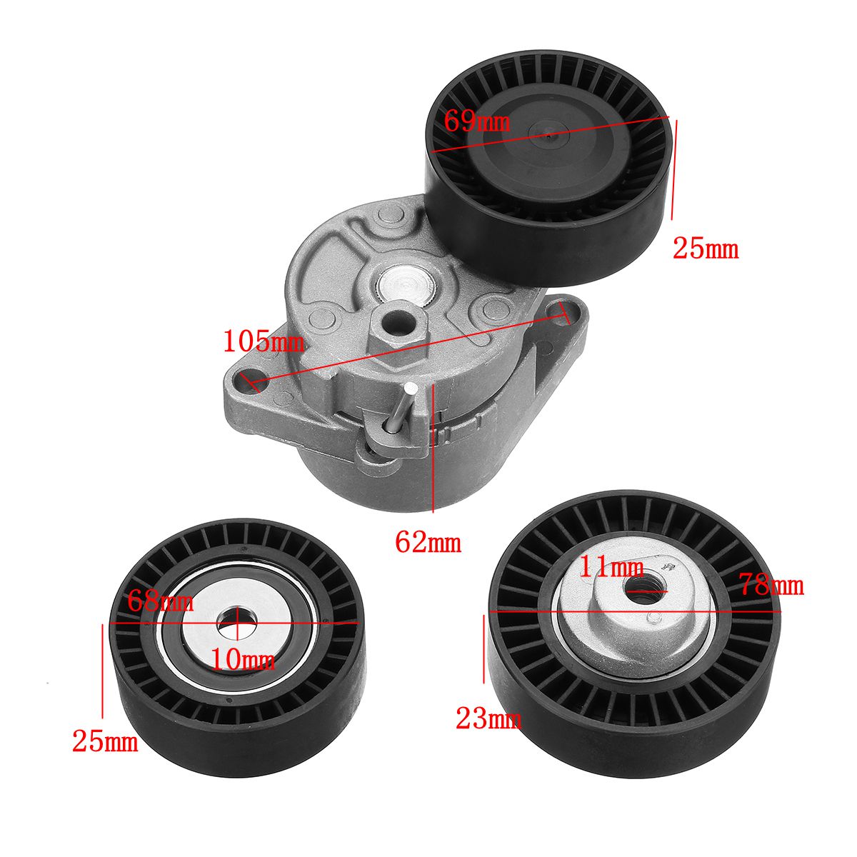Belt-Tensioner--Idler-Pulley-Kit-Replacement-for-BMW-E36-E39-E46-E53-1530954