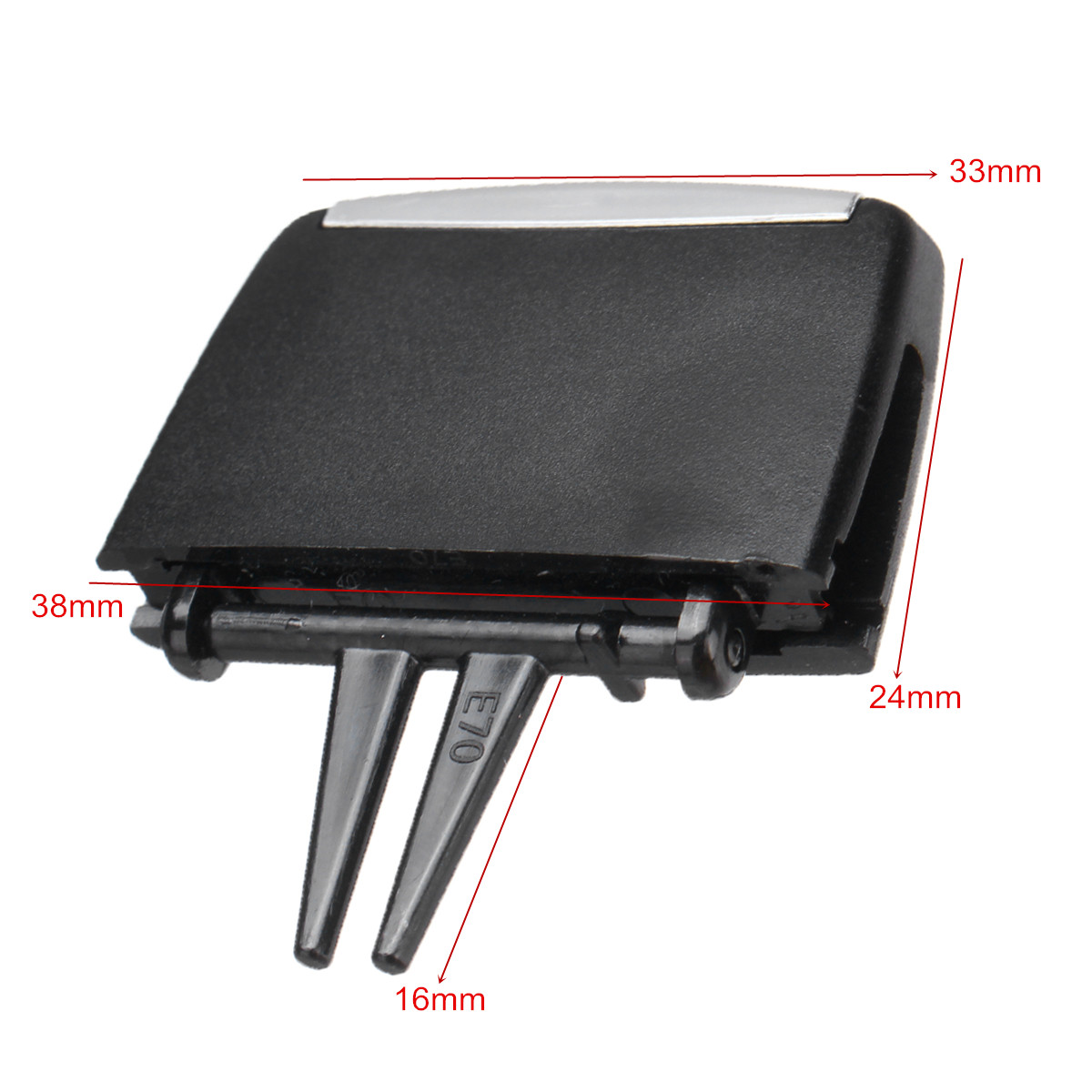 Black-Front-AC-Air-Vent-Outlet-Tab-Clip-Repair-kit-For-BMW-X5-E70-2006-2013-X6-E71-2008-2014-1580149