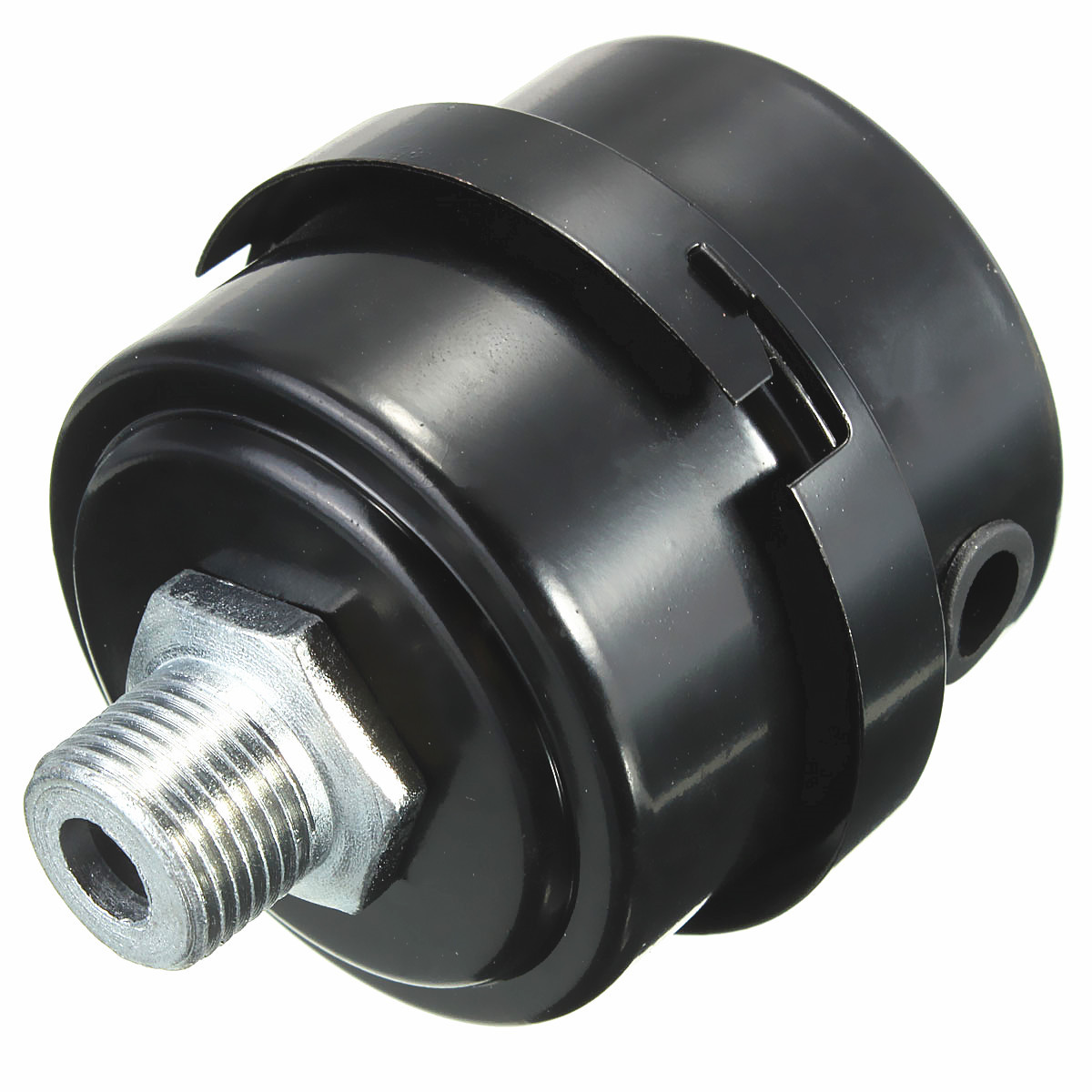 Black-Metal-38BSP-16mm-Thread-Dia-Air-Compressor-Intake-Filter-Muffler-Silencer-1632201