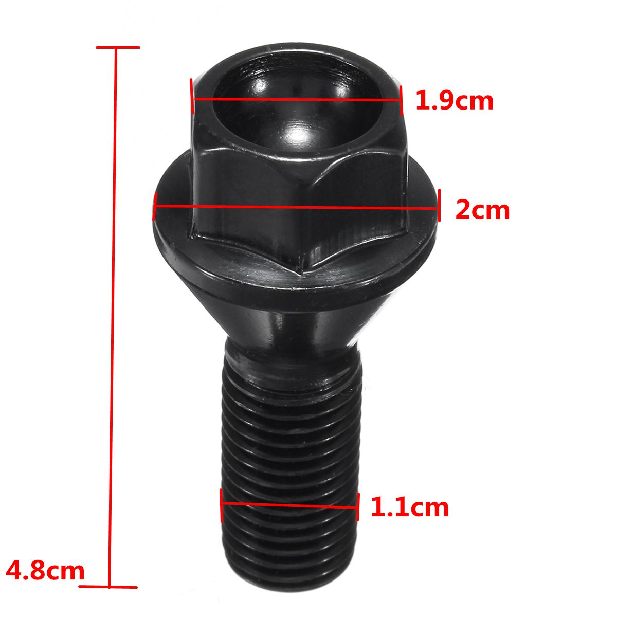 Black-Metal-Genuine-Car-Wheel-Lug-Bolt-Nut-For-BMW-E90-E91-E92-E93-3-Series-1347898