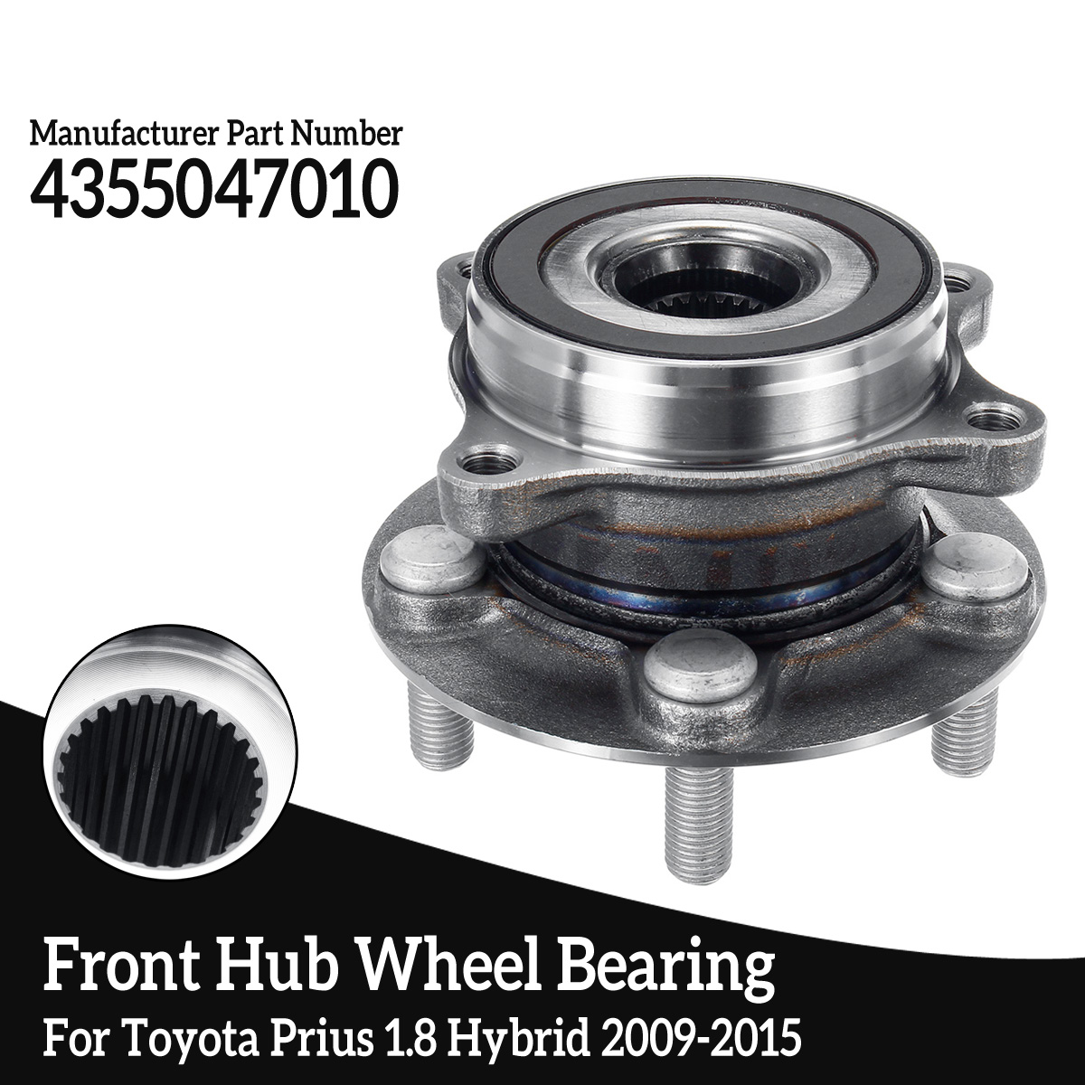Car-Front-Hub-Wheel-Ball-Bearing-For-Toyota-Prius-18-Hybrid-2009-2015-4355047010-1542633
