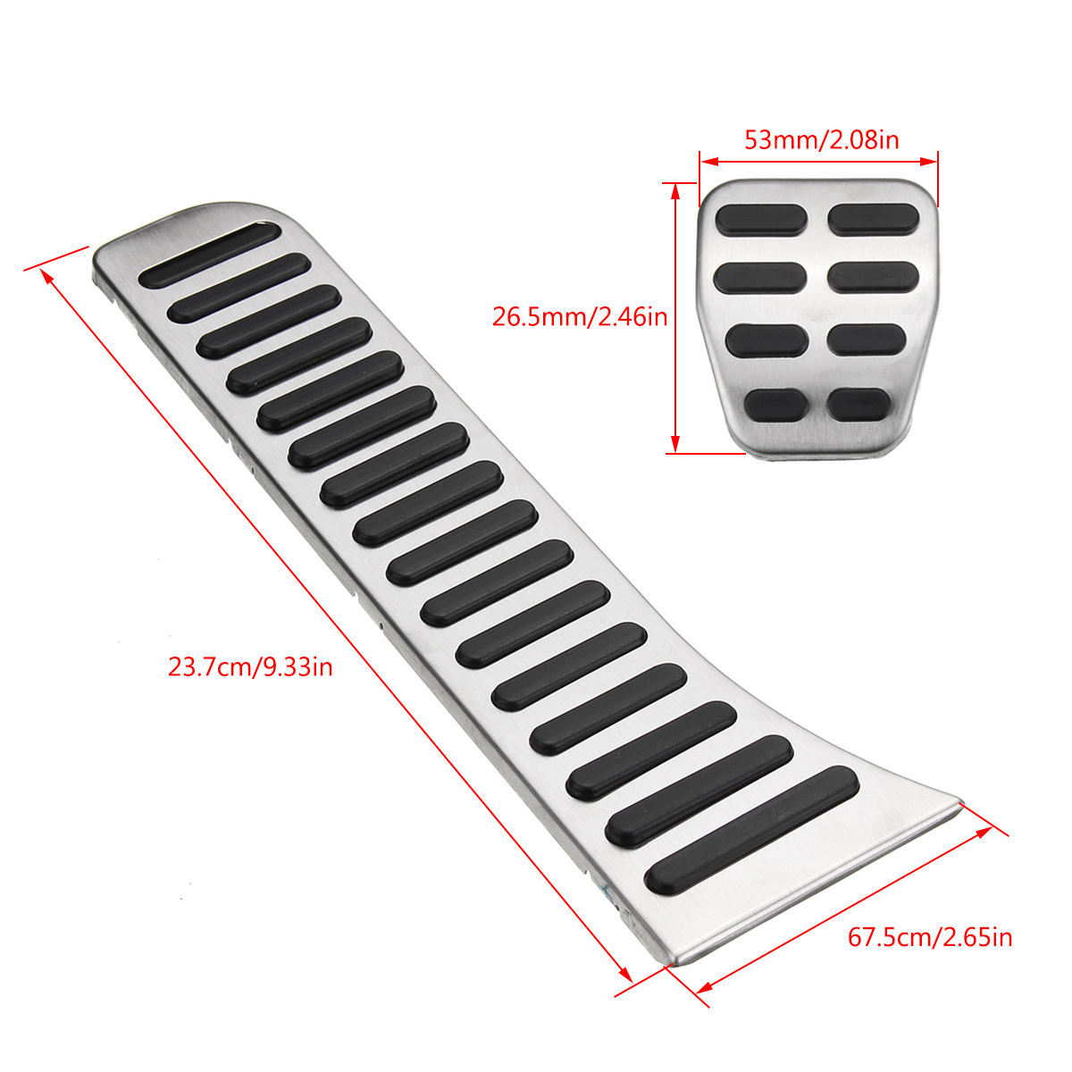 Car-MT-Fuel-Brake-Clutch-Pedal-Cover-For-VW-Golf-Jetta-MK5-MK6-CC-Scirocco-B6-1260743
