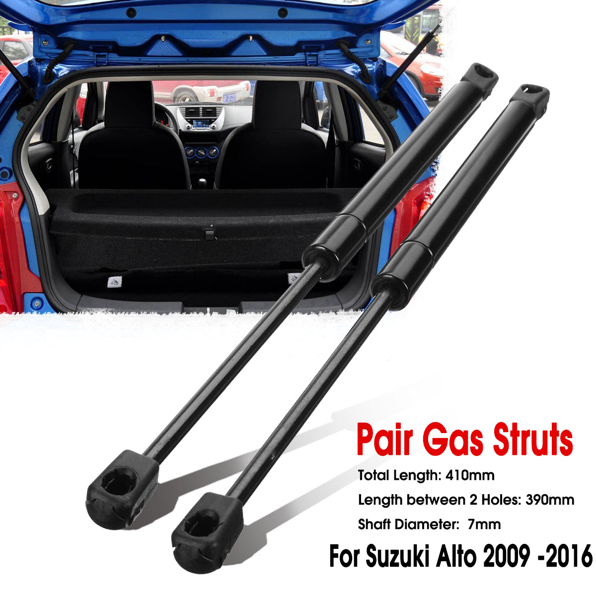 Car-Rear-Tailgate-Boot-Gas-Strut-Tail-Lift-Support-Bar-410mm-2PCS-for-Suzuki-Alto-2009-2016-1466051