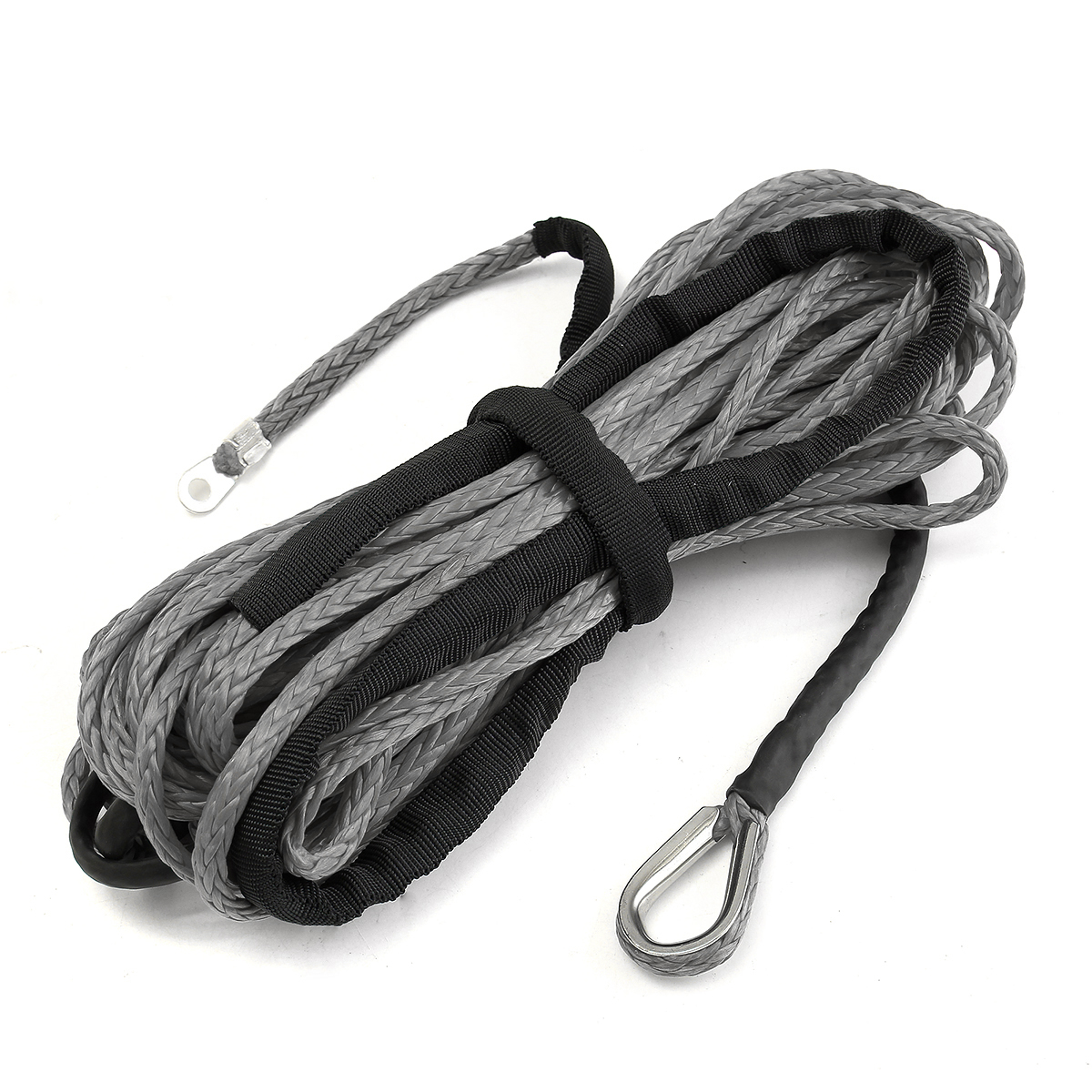 Car-Road-Vehicle-Synthetic-Winch-Line-Cable-Rope-5500-LBs--Sheath-For-ATV-UTV-1161223