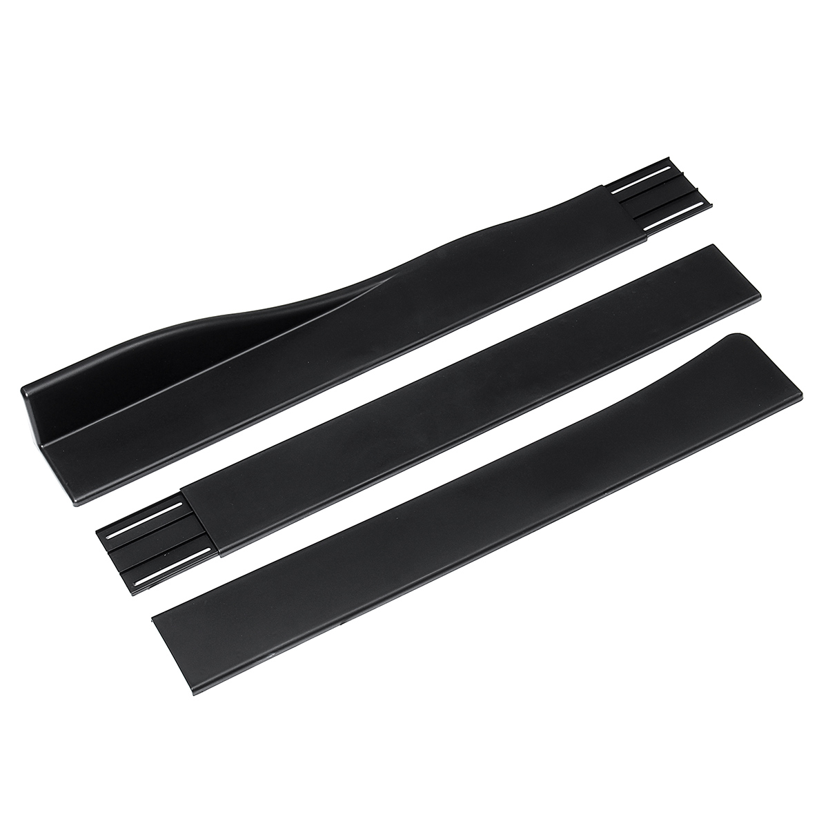 Car-Side-Skirt-Extension-Blades-Matte-Black-Universal-For-BMW-AUDI-VW-FORD-22M-1535375