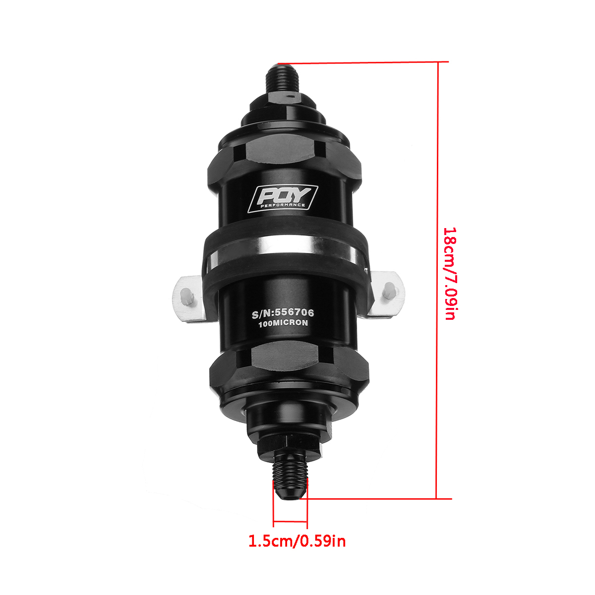 Car-Universal-Inline-Fuel-Filter-E85-Ethanol-With-100-Inline-Fuel-Filter-Inlet-1400689