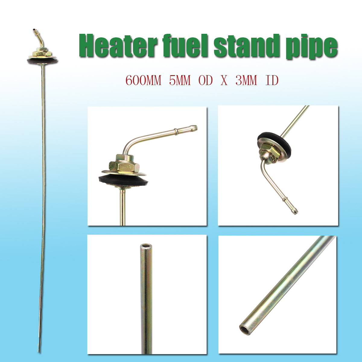 Car-Water-Fuel-Tank-Stand-Pipe-Pick-Up-Diesel-Eberspacher-Webasto-600MM-5MM-OD-X-3MM-ID-1391395