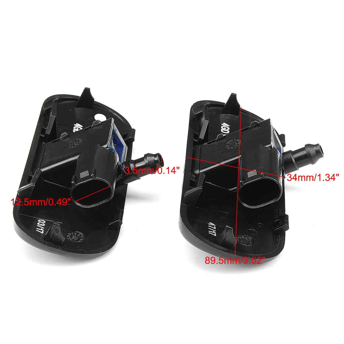 Car-Windshield-Washer-Heated-Nozzels-Jets-For-Audi-A6-RS6-S7-A7-4G0955988A-4G0955987A-1574974