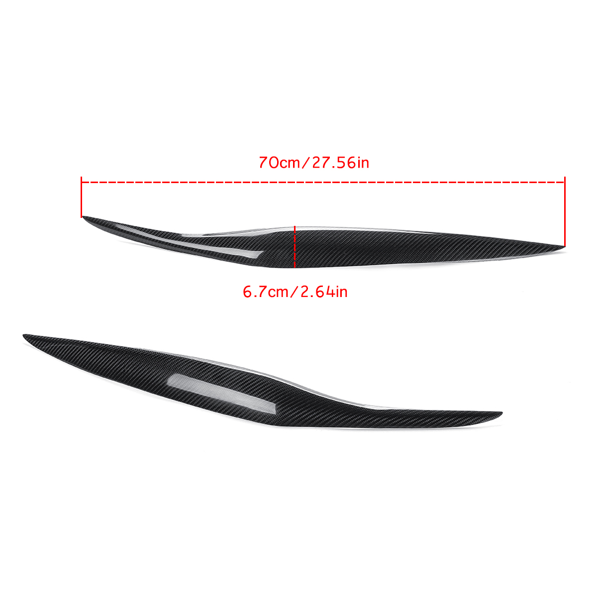 Carbon-Fiber-Car-Headlight-Eyebrow-Eyelids-For-Ford-Fiesta-MK75-2012-2017-MK8-2013-2016-1559474