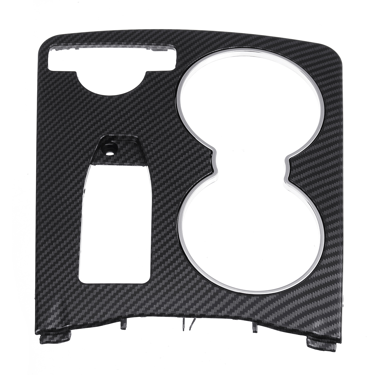 Carbon-Fiber-Color-Central-Console-Cup-Holder-Trim-Cover-2046800307911-LHD-For-Mercedes-C-Class-W204-1640758