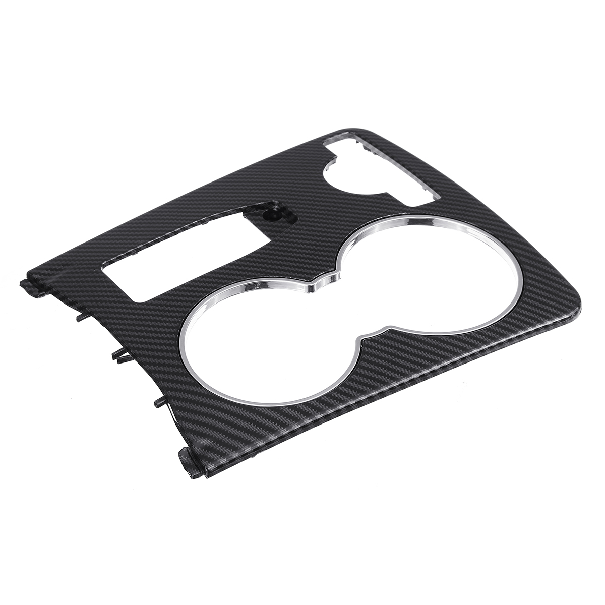 Carbon-Fiber-Color-Central-Console-Cup-Holder-Trim-Cover-2046800307911-LHD-For-Mercedes-C-Class-W204-1640758
