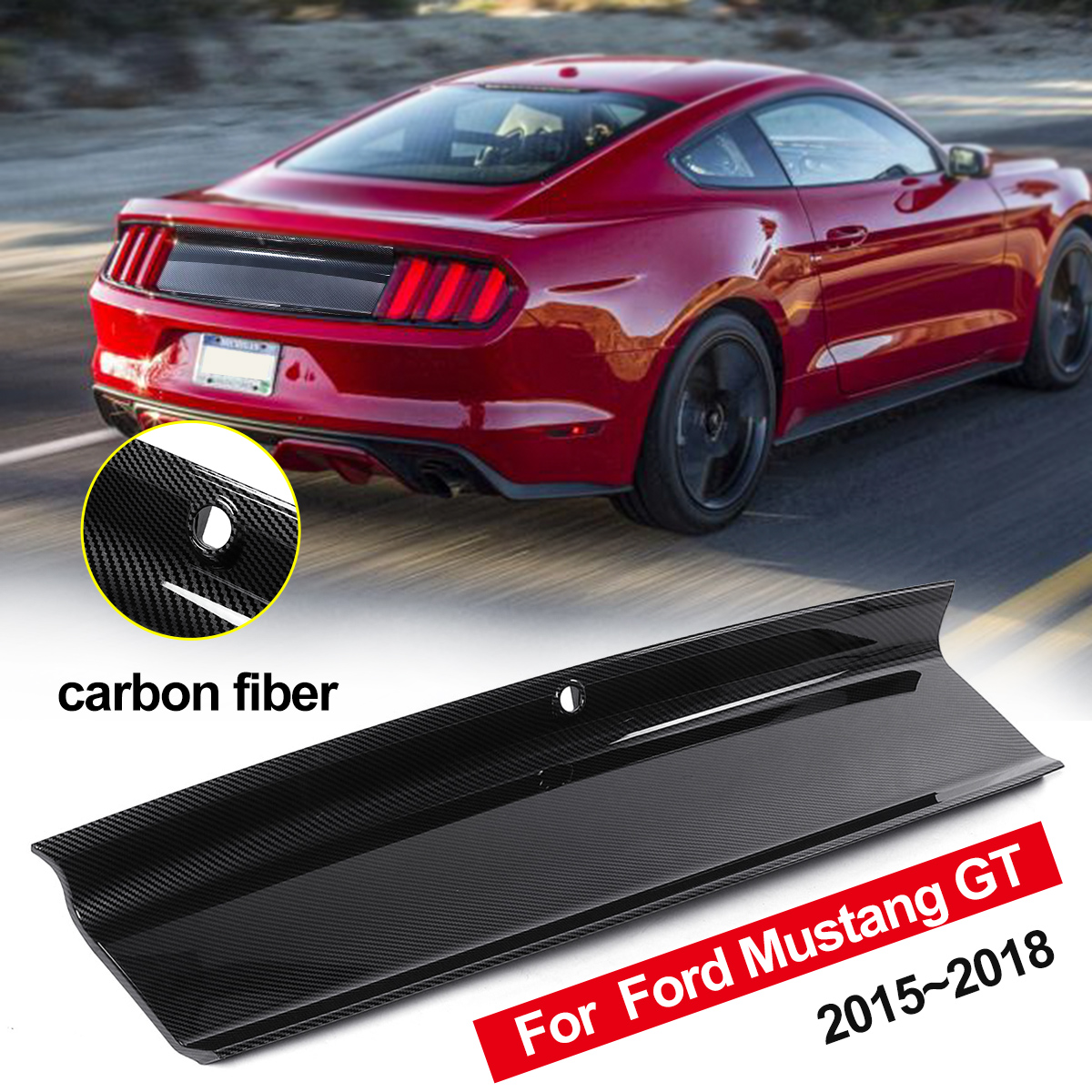 Carbon-Fiber-Rear-Trunk-Panel-Decklid-Trim-Cover-For-Ford-Mustang-GT-20152018-1632722