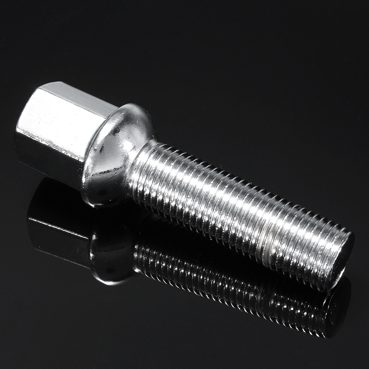 Chrome-Wheel-Lug-Bolt-Nut-New-For-Mercede-AMG-C280-C350-CLK500-SLK350-SL500-C55-1181314
