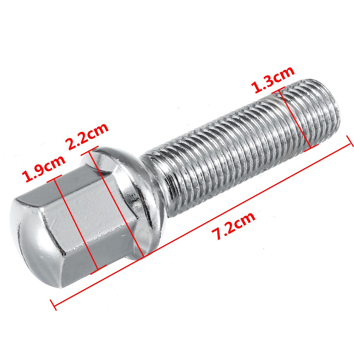 Chrome-Wheel-Lug-Bolt-Nut-New-For-Mercede-AMG-C280-C350-CLK500-SLK350-SL500-C55-1181314