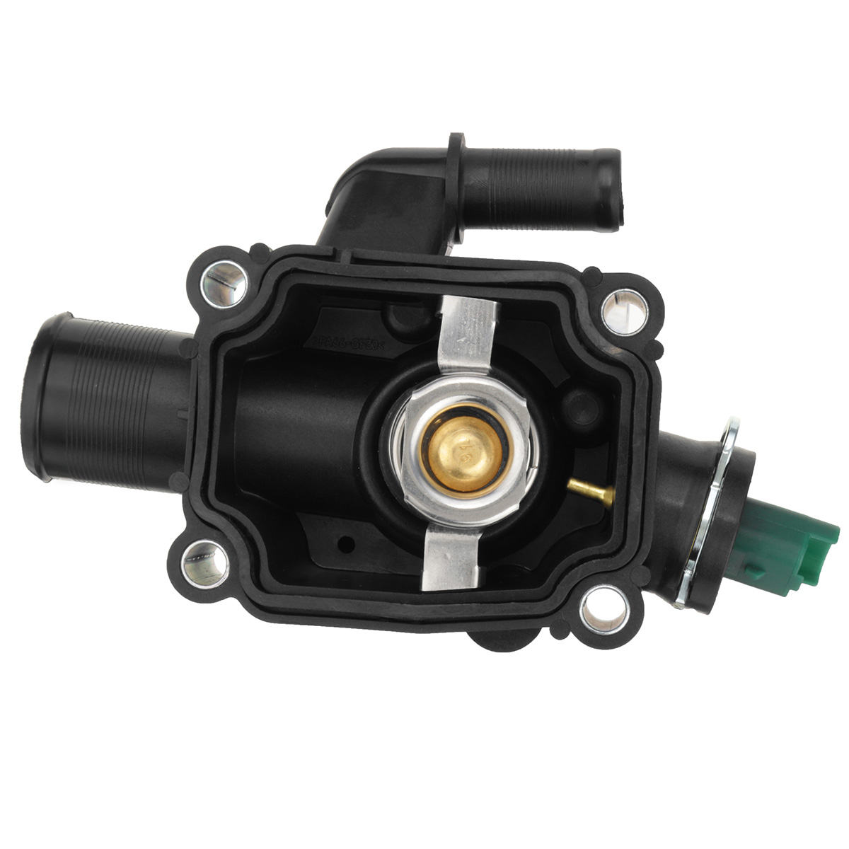 Engine-Coolant-Thermostat-with-Housing-Cover-For-Peugeot-206-207-307-308-Partner-Citroen-C2-C3-C4-Xs-1615535