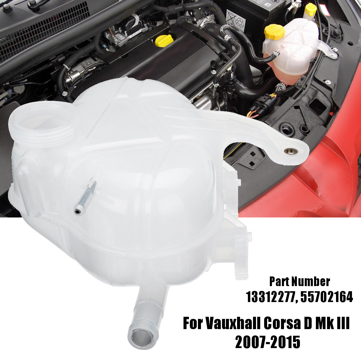 Expansion-Radiator-Header-Coolant-Tank-for-Vauxhall-Corsa-D-2007-2015-13312277-1316883