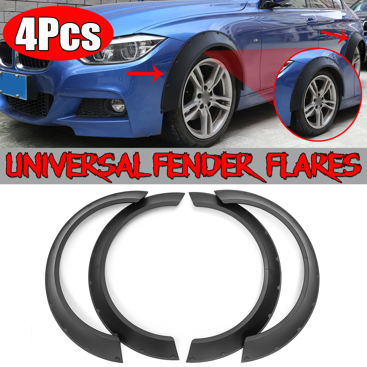 Fender-Flares-60mm80mm-Wide-Body-Kit-Wheel-Arches-Durable-For-BMW-E36-E46-G30-1533933