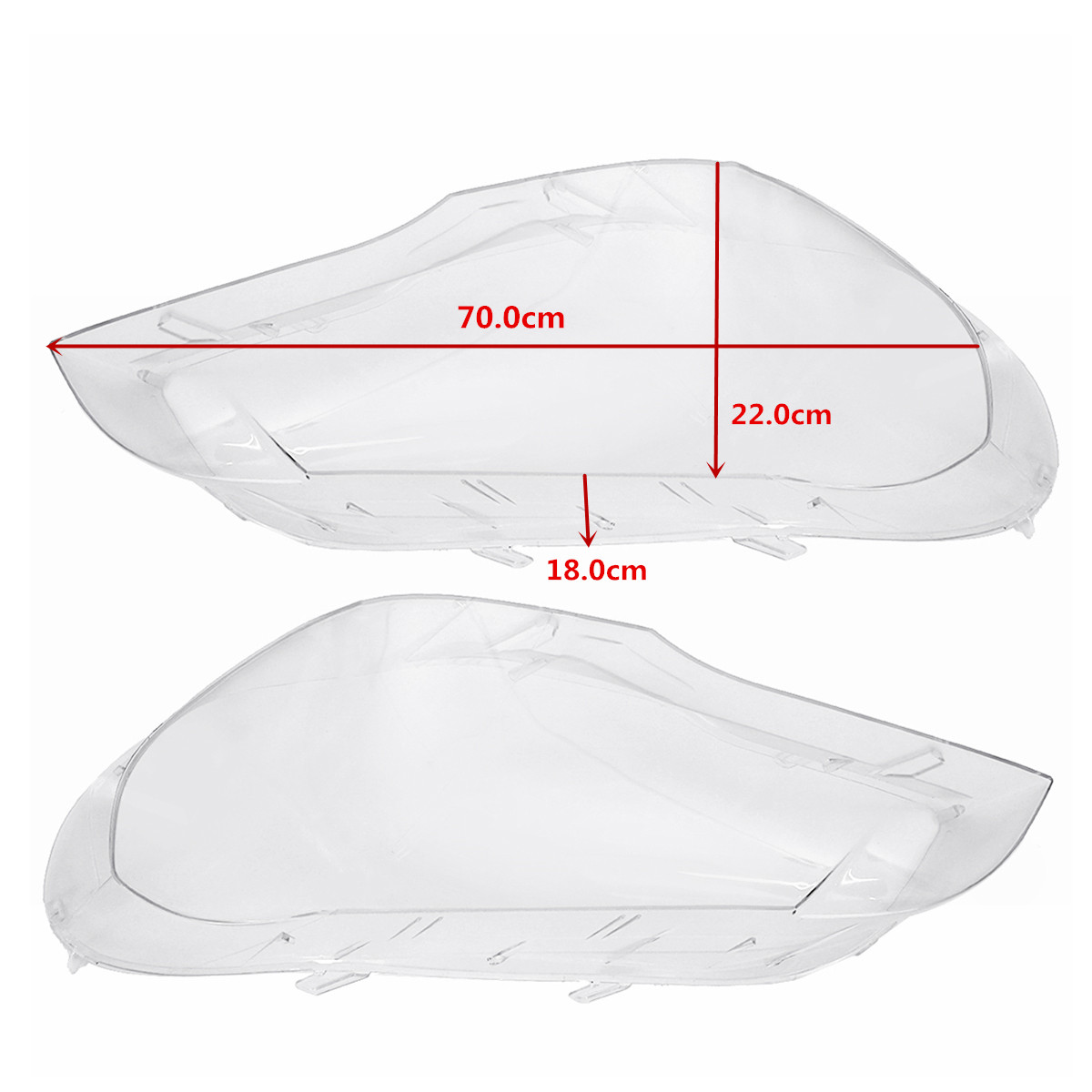For-BMW-X5-E70-07-12-Set-Headlight-Headlamp-Lamp-Lens-Cover-Pair-Left-Right-1512409