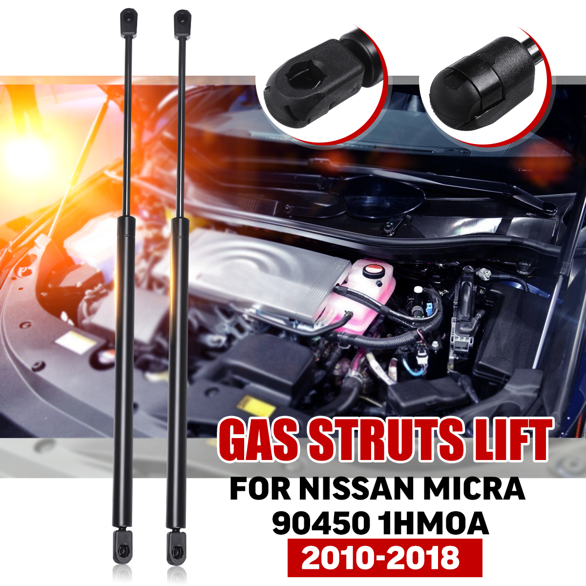 Front-Hood-Gas-Struts-Lift-For-Nissan-Micra-Boot-Hatch-K13-series-2010-2018-1677158