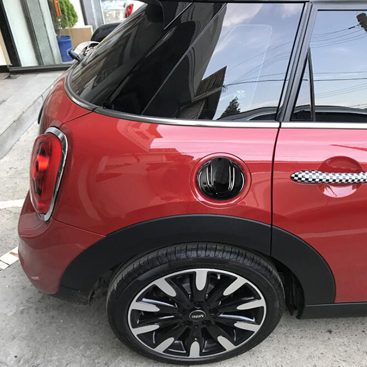Fuel-Cap-Cover-Gloss-Black-for-BMW-Mini-Gen-2-R56-Cooper-S-JCW-2006-2013-1529592