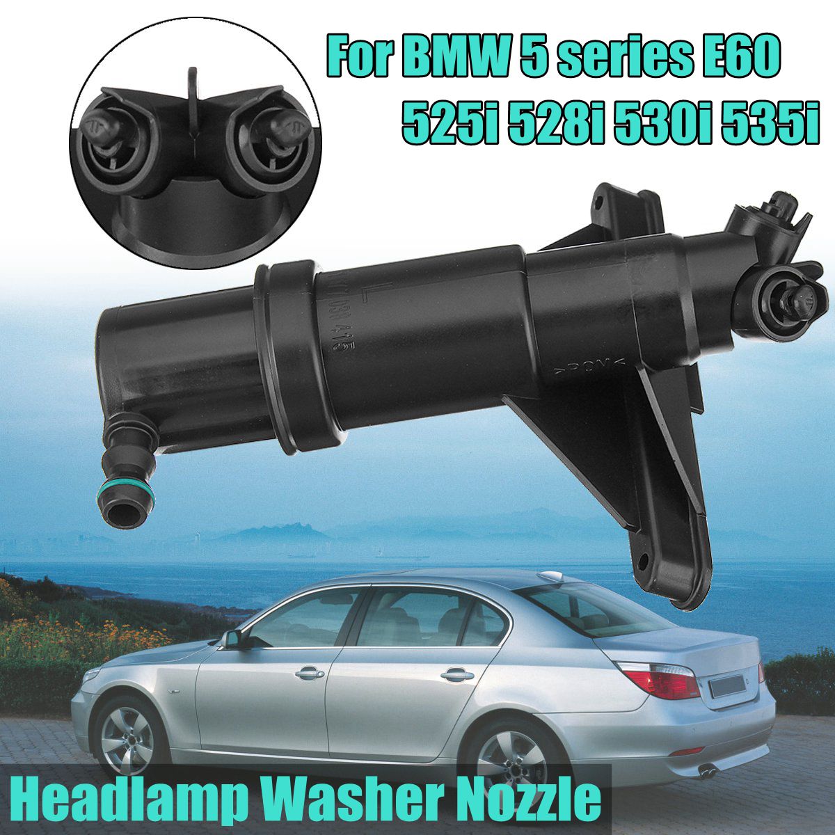 Headlight-Headlamp-Washer-Nozzle-For-BMW-5-series-E60-525i-528i-530i-535i-61677038415-1602287