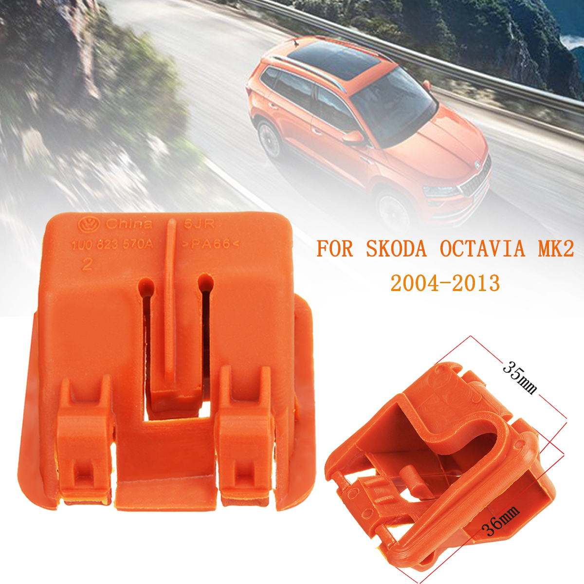 Hood-Bonnet-Rod-Stay-Clip-Frame-Bracket-for-Skoda-Fabia-Octavia-MK2-04-13-1U0823570A-1334816