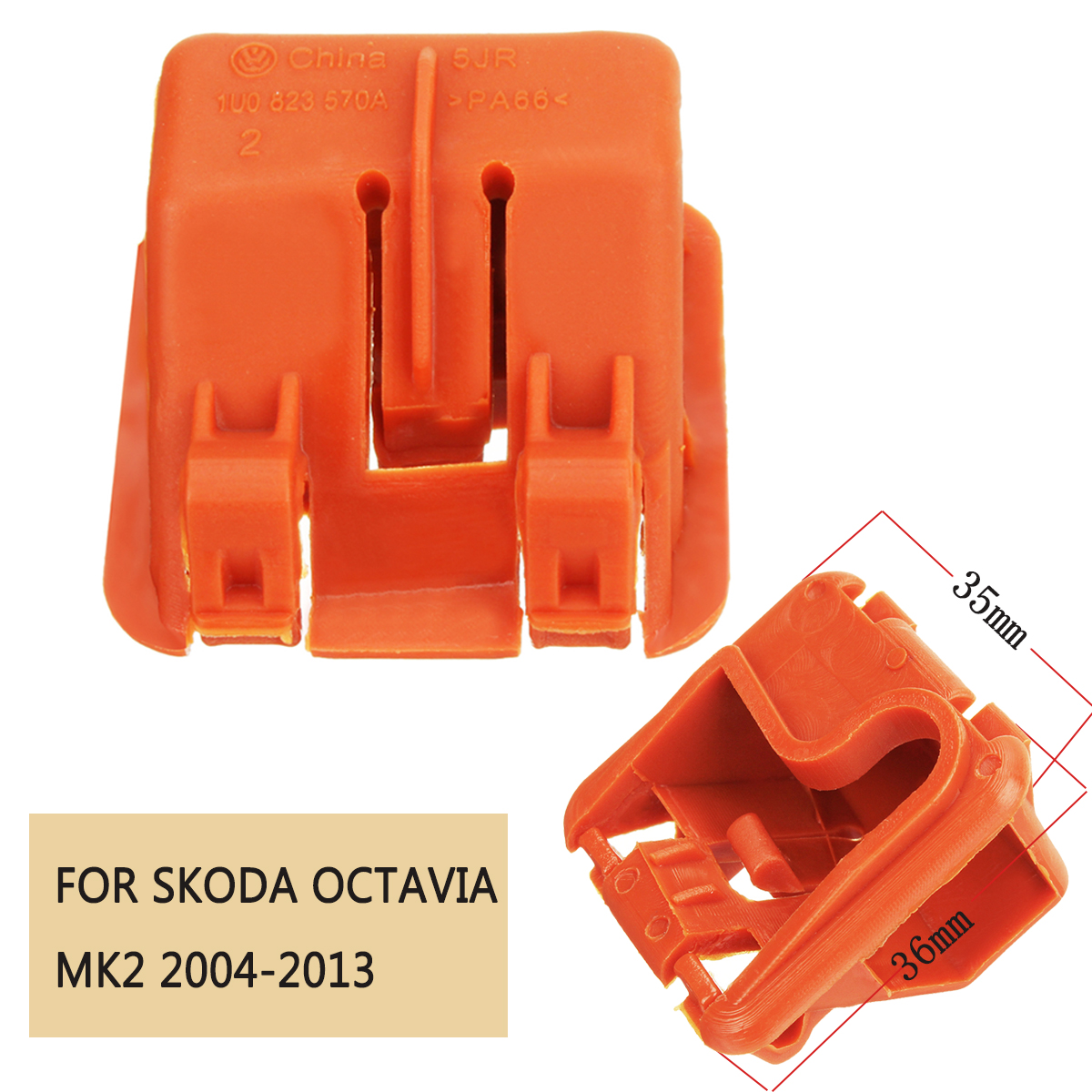 Hood-Bonnet-Rod-Stay-Clip-Frame-Bracket-for-Skoda-Fabia-Octavia-MK2-04-13-1U0823570A-1334816
