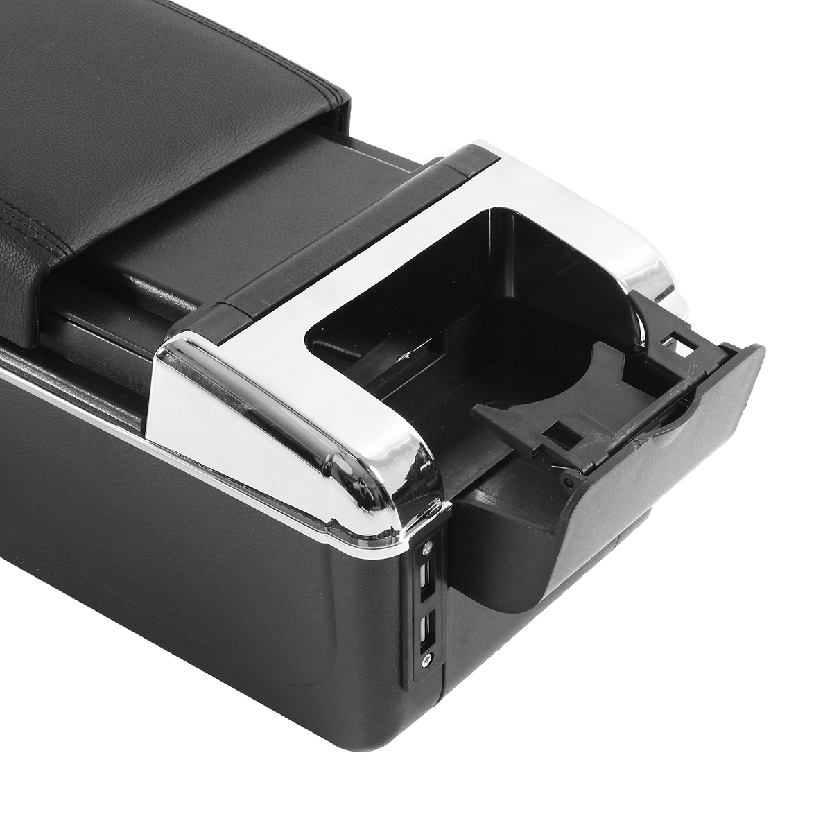 Leather-Storage-Box-For-Chevrolet-Trax-Tracker-13-17-Car-Armrest-Console-Rotatable-1534804