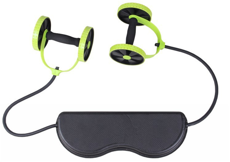 Multifunctional-Abdominal-Wheel-Double-Wheel-Puller-Muscle-Roller-Pull-RopeAutomatic-Rebound-Sports--1656662
