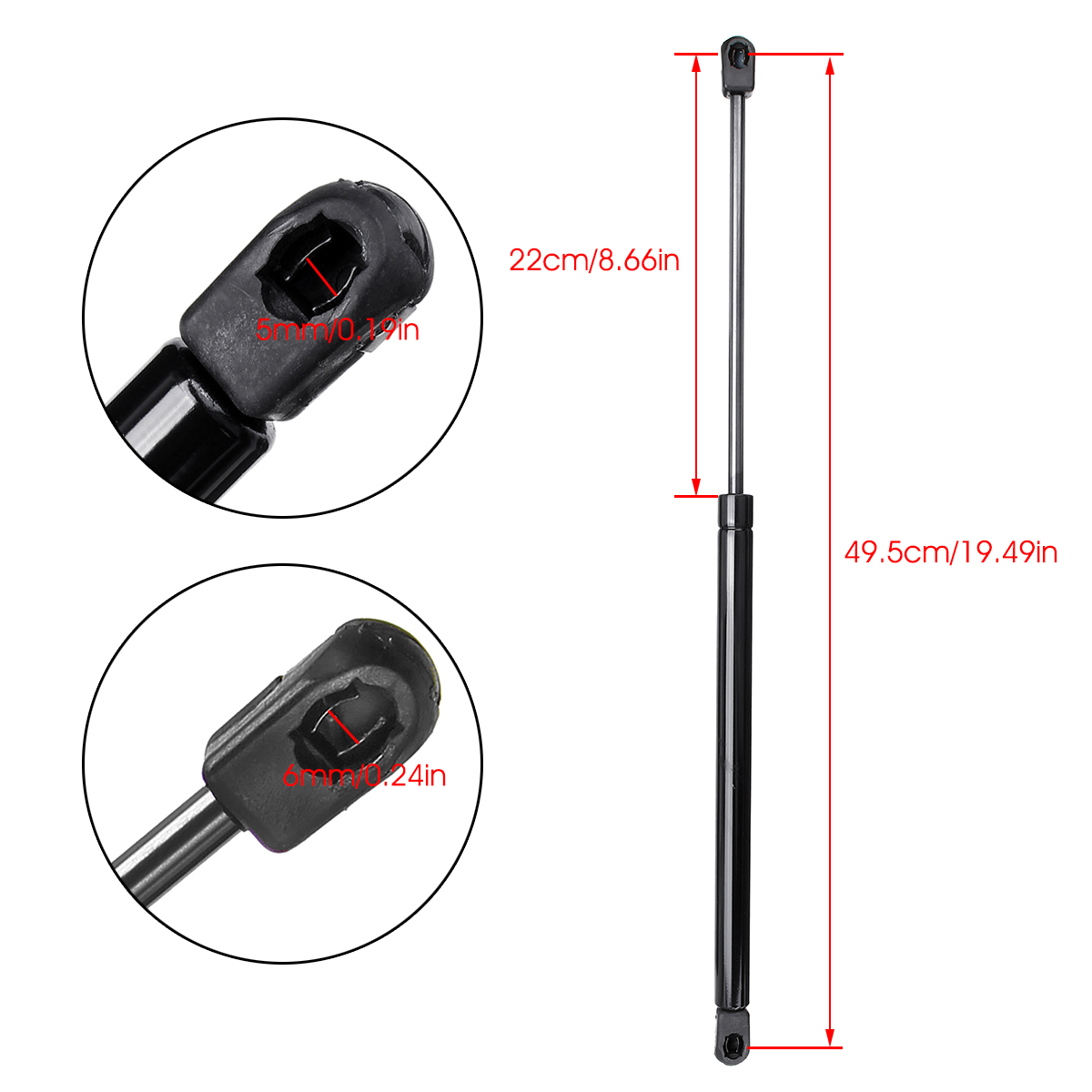 Pair-Tailgate-Boot-Gas-Struts-Bar-For-Skoda-Octavia-I-1996-2010-1U2-Hatchback-1U6827550-1742198