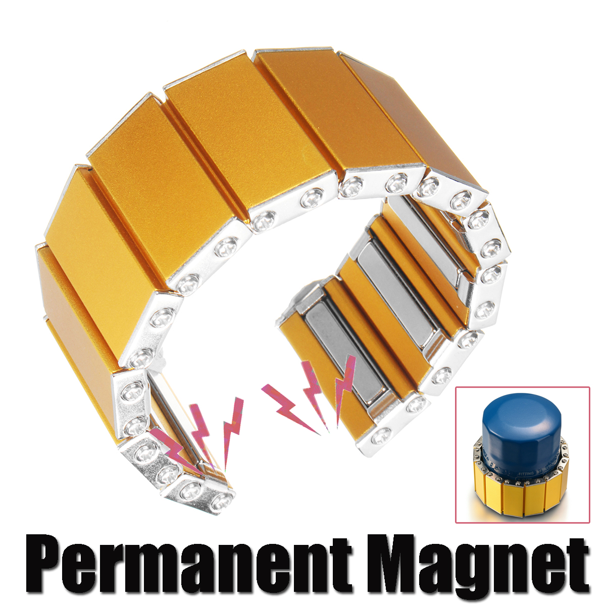 Permanent-Magnet-Fuel-Economizer-F--Car-Engine-Oil-Saver-Filter-w-Iron-Body-1313777