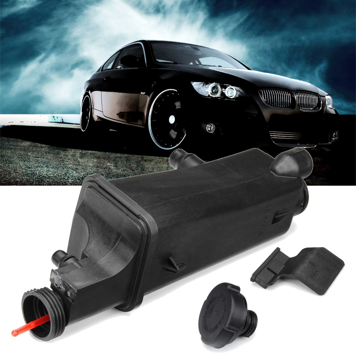 Radiator-Coolant-Tank-Overflow-Expansion-Tank-with-Cap-For-BMW-E46-E53-E83-E85-1400568