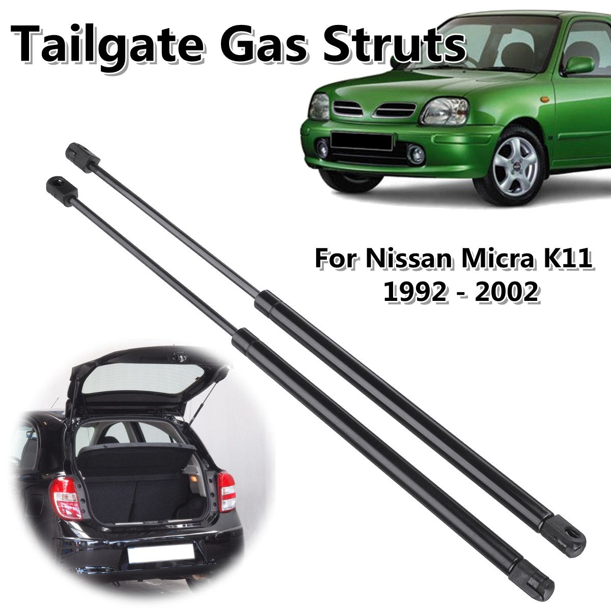Rear-Tailgate-Boot-Trunk-Gas-Struts-Car-Supports-Shock-for-NISSAN-MICRA-K11-Hatchback-1992-to-2002-1305784