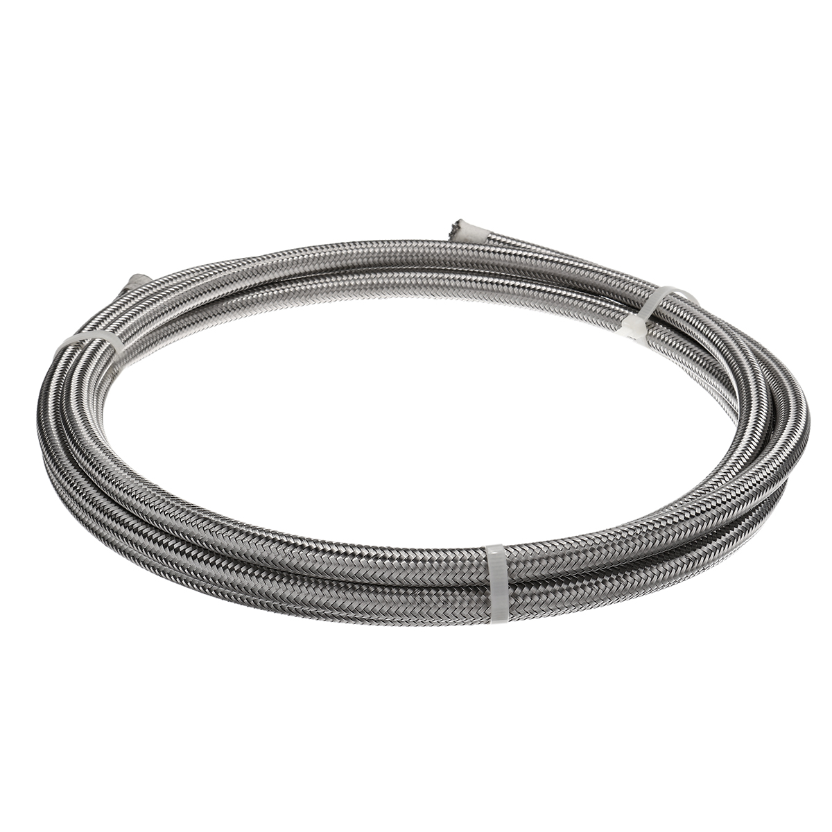 Silver-Stainless-Braided-Pipe-Teflon-Gas-Oil-Fuel-Coolant-Hose-6-AN-8mm-1216035