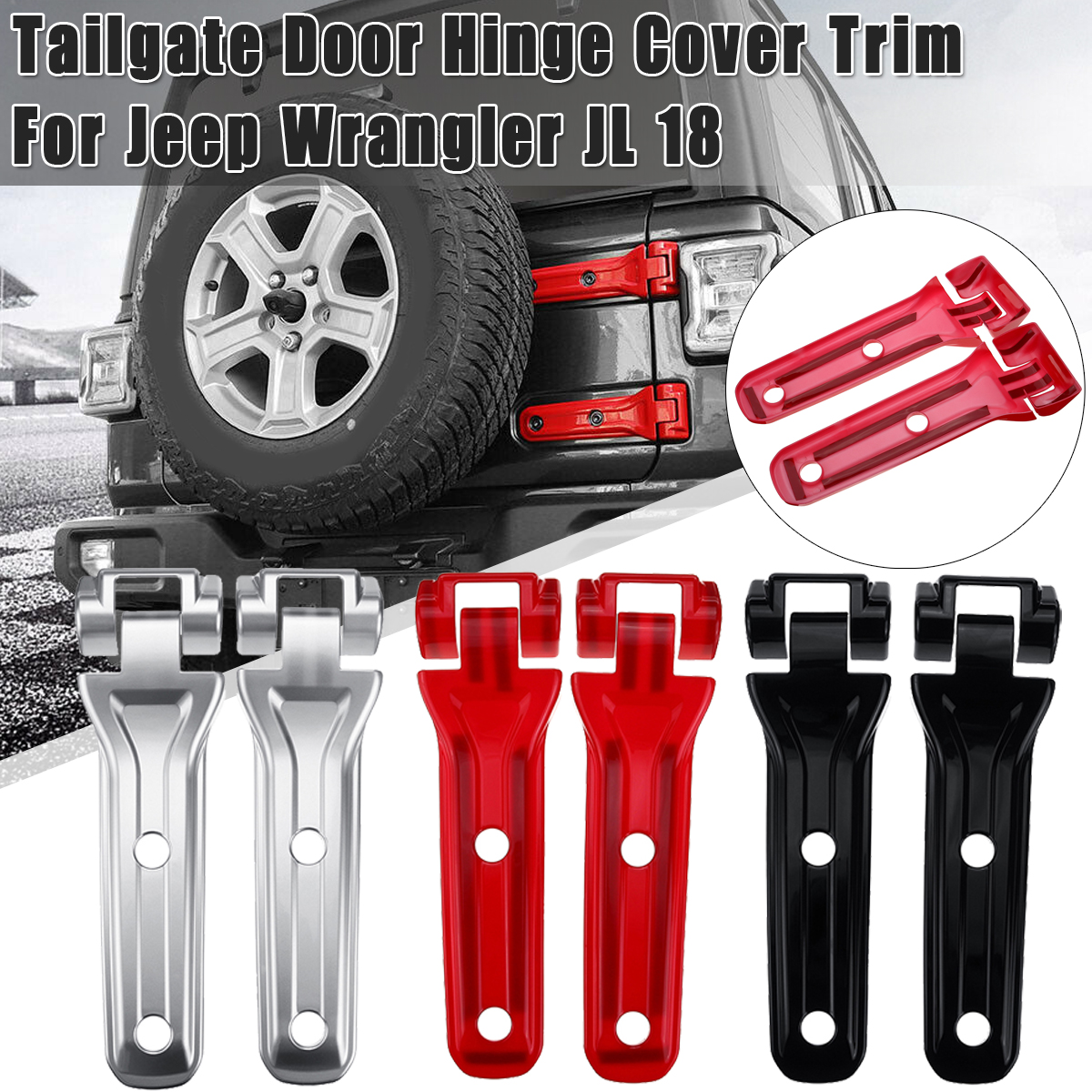 Tailgate-Door-Spare-Tire-Hinge-Cover-Trims-For-Jeep-Wrangler-JL-18-19-1574570