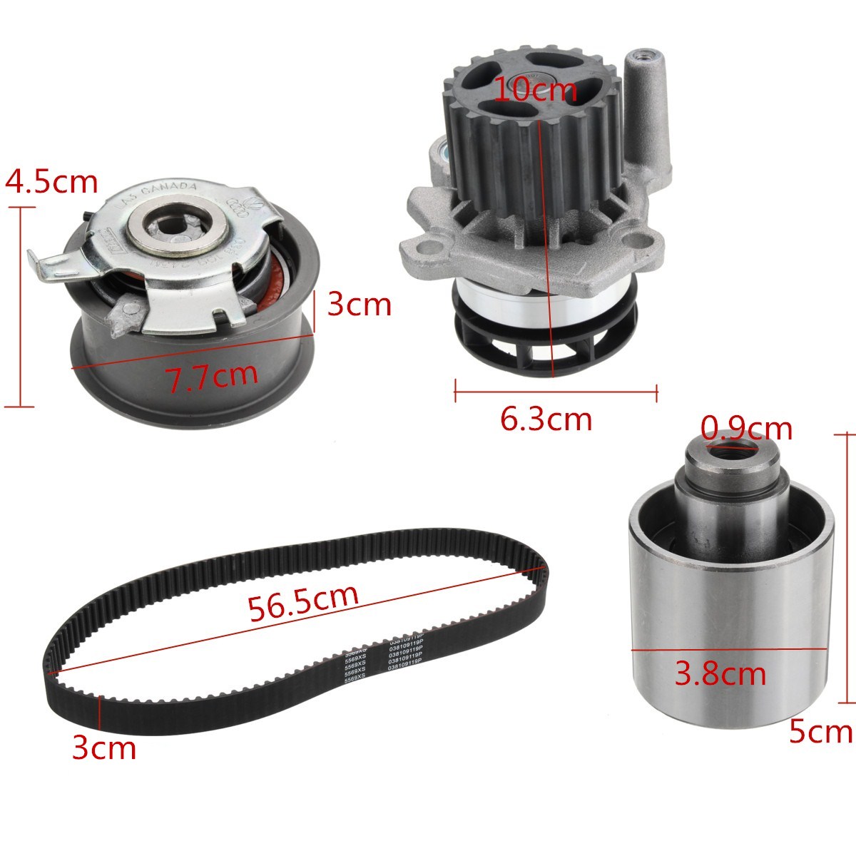 Timing-Belt-Kit-Water-Pump-Set-KP55569XS-1-For-Audi-A3-A4-VW-TDI-Golf-For-Skoda-For-Ford-1261556